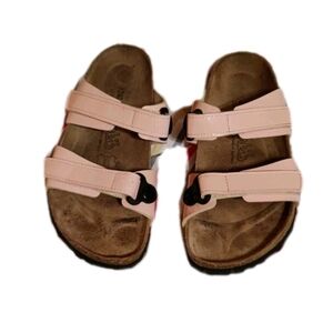 Women’s Pink Double-Strap Comfort Sandals Size 37 Made In Germany